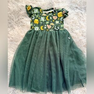 Toddler girl St Patrick’s Day Twirl Bamboo Dress